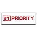 Cosco® Phrase Stamp, "Priority", Red 1 thumbnail image
