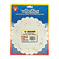Hygloss Round Doilies, 6", White, 100 Doilies Per Pack, Set Of 6 Packs
