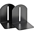 STEELMASTER® Fashion Steel Bookends, 9", Black 1 thumbnail image