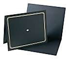 Gartner Studios Certificate Holders, 9 1/2" x 12", Black, Pack Of 6