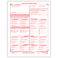 ComplyRight W-2C Tax Forms, Federal Copy A, 1-Part, 8-1/2" x 11", Pack Of 50 Forms 1 thumbnail image