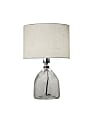 Adesso® Sparrow Table Lamp, 18 3/4"H, White Shade/Chrome Base