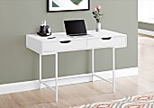 Monarch Specialties Pollard 48"W Computer Desk, White 1 thumbnail image