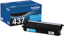 Brother® Genuine TN437C Ultra High-Yield Cyan Toner Cartridge