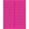 Tape Logic® Permanent Labels, LL170PK, Rectangle, 1 3/4" x 1/2", Fluorescent Pink, Case Of 8,000