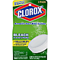 Clorox® Ultra Clean Bleach Toilet Tablets, 3.5 Oz, White, Pack Of 2 Tablets