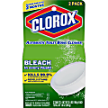 Clorox® Ultra Clean Bleach Toilet Tablets, 3.5 Oz, White, Pack Of 2 Tablets 1 thumbnail image