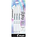 Pilot FriXion Clicker Aura Retractable Erasable Gel Ink Pens, Fine Point, 0.7mm, Assorted Ink, Pack of 3 Pens 1 thumbnail image