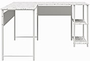 Ameriwood™ Home Berkeley 56”W L-Shaped Computer Desk, Terrazzo 1 thumbnail image