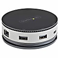 StarTech.com USB C Multiport Adapter - USB Type-C 10Gbps Mini Dock 4K 60Hz HDMI/DisplayPort/1080p VGA