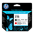 HP 771, High-Yield Matte Black/Chromatic Red Printhead (CE017A)