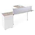 WorkPro® ModOffice™ Short Privacy Panel, 14 1/4"H x 51 7/8"W x 2 1/4"D, Gray 1 thumbnail image