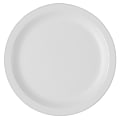 Cambro Camwear Round Dinnerware Plates, 8-1/4", White, Set Of 48 Plates