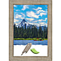Amanti Art Wood Picture Frame, 30" x 42", Matted For 24" x 36", Trellis Silver 1 thumbnail image