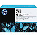 HP 761 Matte Black High-Yield Ink Cartridge, CM991A