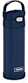 Thermos® Stainless Steel Funtainer Water Bottle With Spout, 16 Oz, Navy Blue