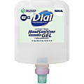 Dial Hand Sanitizer Gel Refill - 40.5 fl oz (1197.7 mL) - Kill Germs, Bacteria Remover - Healthcare, School, Office, Restaurant, Daycare - Clear - Fragrance-free, Dye-free - 1 Each