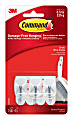 Command Small Wire Toggle Hooks, 3 Command Hooks, 4 Command Strips, Damage Free Organizing of Dorm Rooms, White 1 thumbnail image