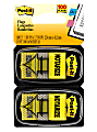 Post-it® Printed Flags, "Notarize", 1" x 1 -11/16", Yellow, 50 Flags Per Pad, Pack Of 2 Pads 1 thumbnail image