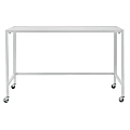 Eurostyle Christel 48"W Folding Writing Desk, White 1 thumbnail image