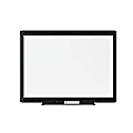 U Brands PINIT Magnetic Dry-Erase Board, Steel, 23"x 17", White Board, Black Aluminum Frame