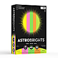 Astrobrights® Color Multi-Use Printer & Copy Paper, Neon Assortment, Letter (8.5" x 11"), 500 Sheets Per Ream, 24 Lb, 94 Brightness