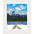Amanti Art Picture Frame, 14" x 17", Matted For 11" x 14", Vanity White Narrow
