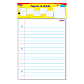 TREND Wipe-Off Papers And Grids Combo Pack, 17" x 22", Pack Of 6 1 thumbnail image