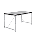 Eurostyle Gilbert 54"W Writing Desk, Black 1 thumbnail image