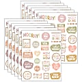 Teacher Created Resources Stickers, 2-1/2” x 1/2", Terrazzo Tones, 120 Stickers Per Pack, Bundle Of 12 Packs