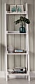 Realspace® 60"H 4-Shelf Narrow Ladder Bookcase, White