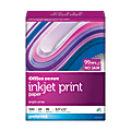 Office Depot® Inkjet Paper, White, Letter Size (8 1/2" x 11"), Ream Of 500 Sheets, FSC® Certified, 30% Recycled, 24 Lb, 96 Brightness
