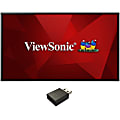 ViewSonic 43" Display, 3840 x 2160 Resolution, 350 cd/m2 Brightness, 24/7 - 42.5" LCD - ARM Cortex A73 1.40 GHz - 3 GB DDR4 SDRAM - 3840 x 2160 - Direct LED - 350 Nit - 2160p - HDMI - USB - DVI - SerialEthernet - Android 8.0 Oreo 1 thumbnail image