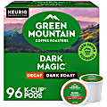 Green Mountain Coffee Roasters Dark Magic Decaf Keurig Single-Serve K-Cup Pods, Dark Roast, 24 Pods Per Pack, Case Of 4 Packs 1 thumbnail image