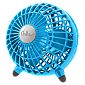 Chillout USB Fan, 6 1/8"H x 6 1/8"W x 6 1/8"D, Turquoise 1 thumbnail image