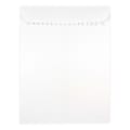 JAM Paper® Open-End Envelopes, 10" x 13", Peel & Seal Closure, White, Pack Of 50 Envelopes