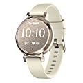 Garmin® Lily® 2 Health And Fitness Smartwatch With Anodized Aluminum Bezel/Case And Silicone Band, Cream Gold 1 thumbnail image