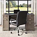Realspace® Magellan 59"W Manager's Computer Desk, Gray 1 thumbnail image