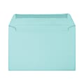 LUX Booklet 6" x 9" Envelopes, Peel & Press Closure, Seafoam, Pack Of 1,000