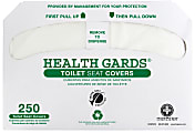Hospeco Health Gards Recycled Toilet Seat Covers, 100% Recycled, Pack Of 5,000 Covers