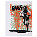Top Flight Fashion Composition Book, 9-3/4" x 7-1/2", Wide Rule, 80 Sheets, Dirt Bike 1 thumbnail image