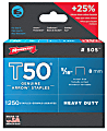 Arrow 50524 T50 Staples, 5/16"L x 3/8"W, Silver, Box Of 1,250 Staples 1 thumbnail image