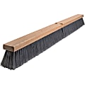 Impact Products Gray Bristles Broomhead Block - Plastic Bristle - 6 / Carton - Brown, Gray 1 thumbnail image