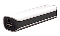 Wireless Gear™ Portable Power Bank With 1800mAh Battery, White 1 thumbnail image