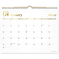 Mead Cambridge® WorkStyle® 2027 Monthly Wall Calendar, White, Medium, 15" x 12" 1 thumbnail image