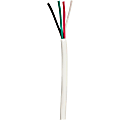 Ethereal Audio Cable - 500 ft Audio Cable for Speaker - First End: Bare Wire - Second End: Bare Wire - White - 1