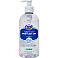 Zep Hand Sanitizer Gel - Clean Scent - 16.9 fl oz (500 mL) - Pump Bottle Dispenser - Kill Germs - Hand - Clear - Residue-free - 1 Each