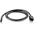 C2G 3ft USB C Extension Cable - 10G 3A - M/F - 3 ft USB Data Transfer Cable  - 28658 1 thumbnail image