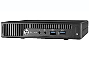 HP ProDesk 400G2 Mini Refurbished Desktop PC, Intel® Core™ i5, 16GB Memory, 512GB Solid State Drive, Windows® 10 Pro, RF610665