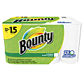 Bounty® 2-Ply Paper Towels, 50 Sheets Per Roll, Pack Of 12 Rolls